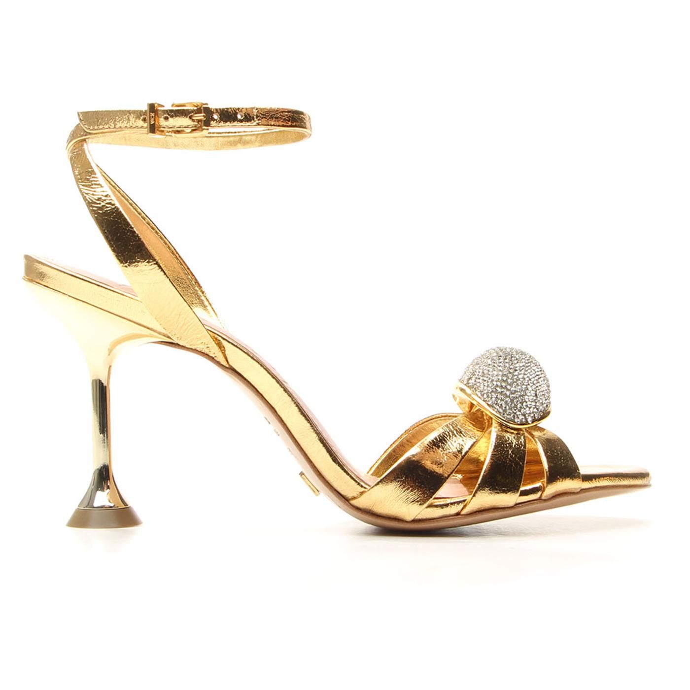 Sandalia Stellar x2v - ouro