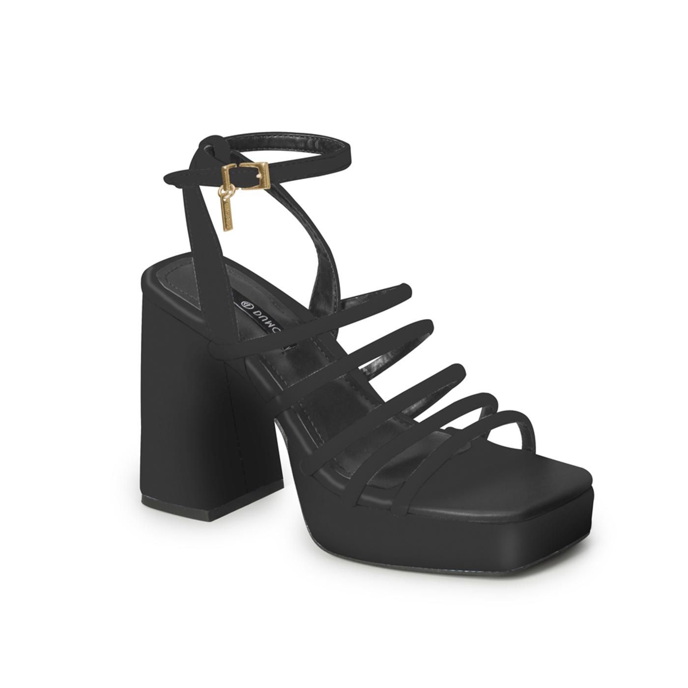 4118207-8 SANDALIA TACON preto