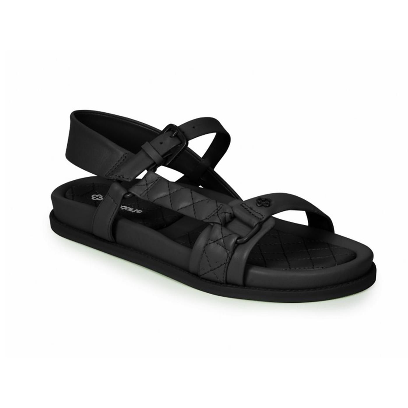 4017046-6 SANDALIA BAJA preto