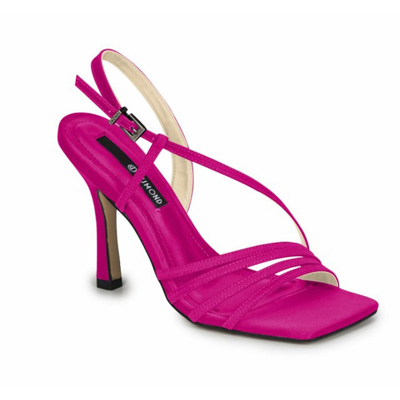 4118155-3 SANDALIA TACON rosa eletric