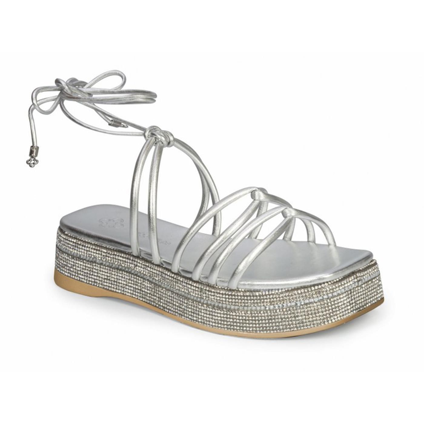 4017030-5 SANDALIA PLATAFORMA prata