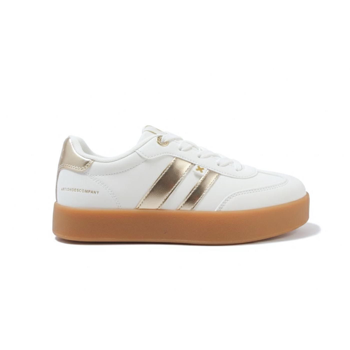 ZAPATO DE NIÑA 151360 blanco-oro