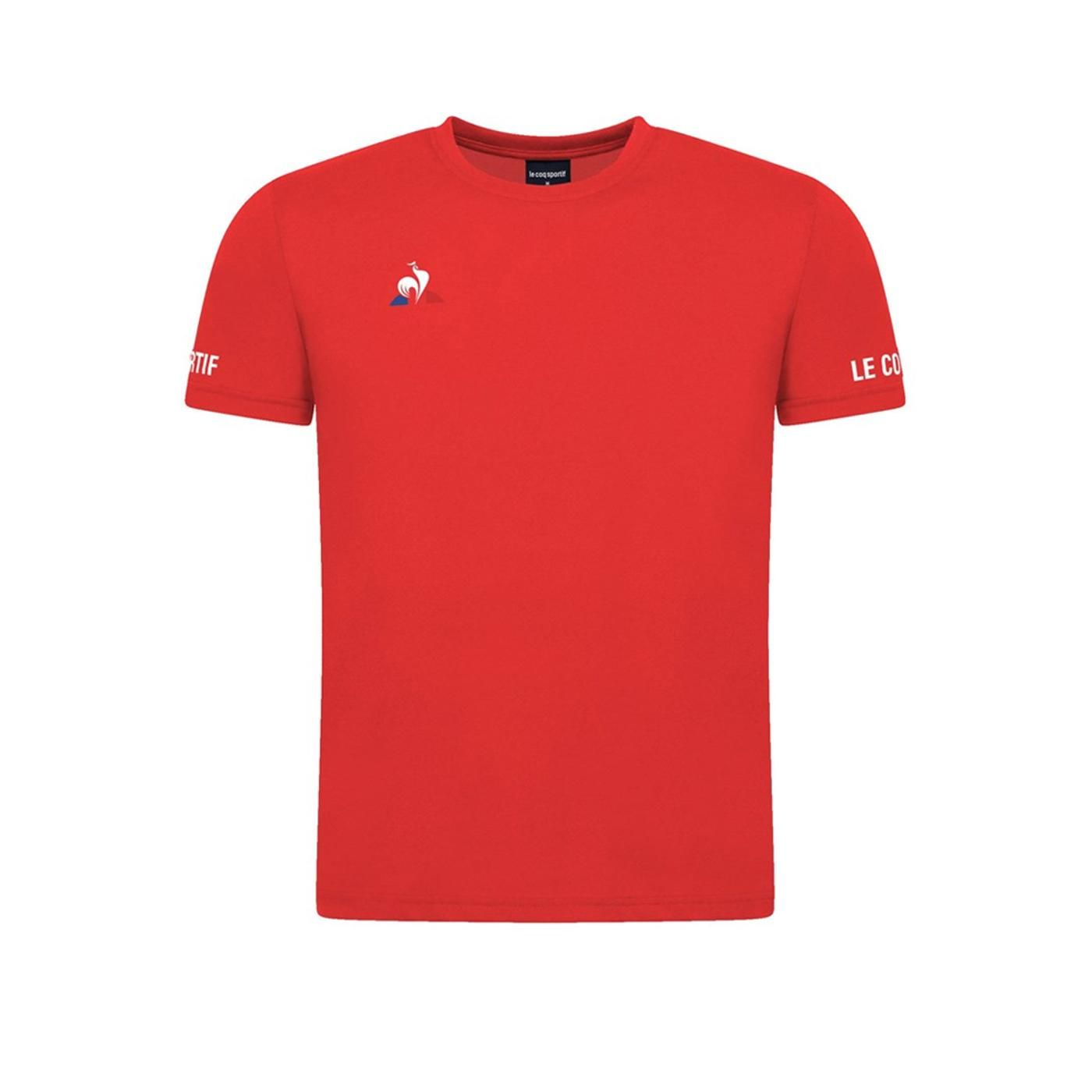 TENNIS Tee SS N°3 M pur rouge