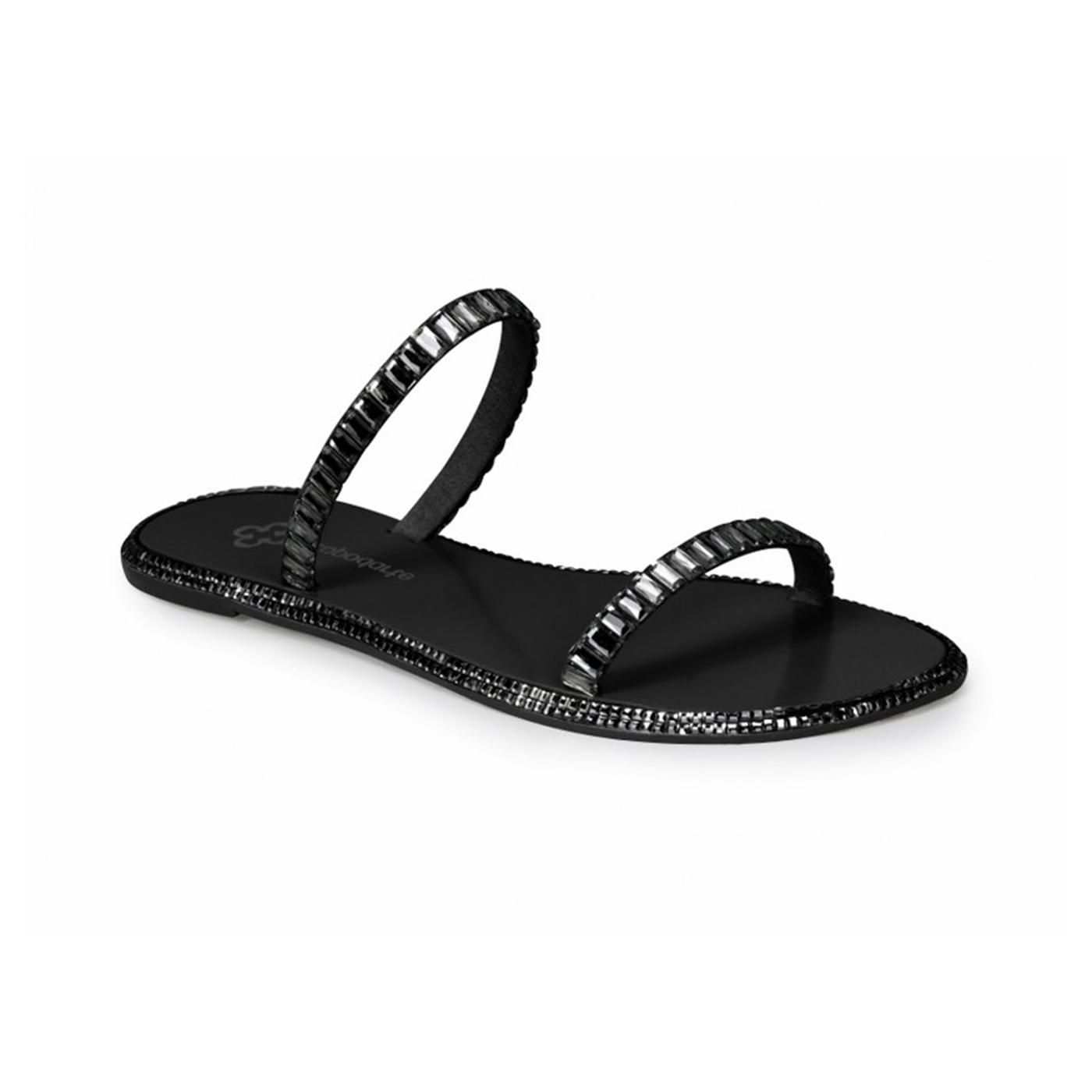 4017027-3 SANDALIA BAJA preto