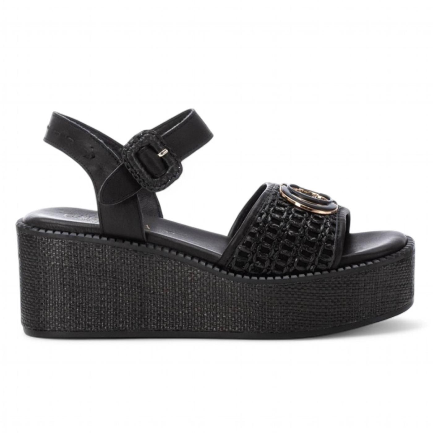 SANDALIA SRA PIEL 162360 negro