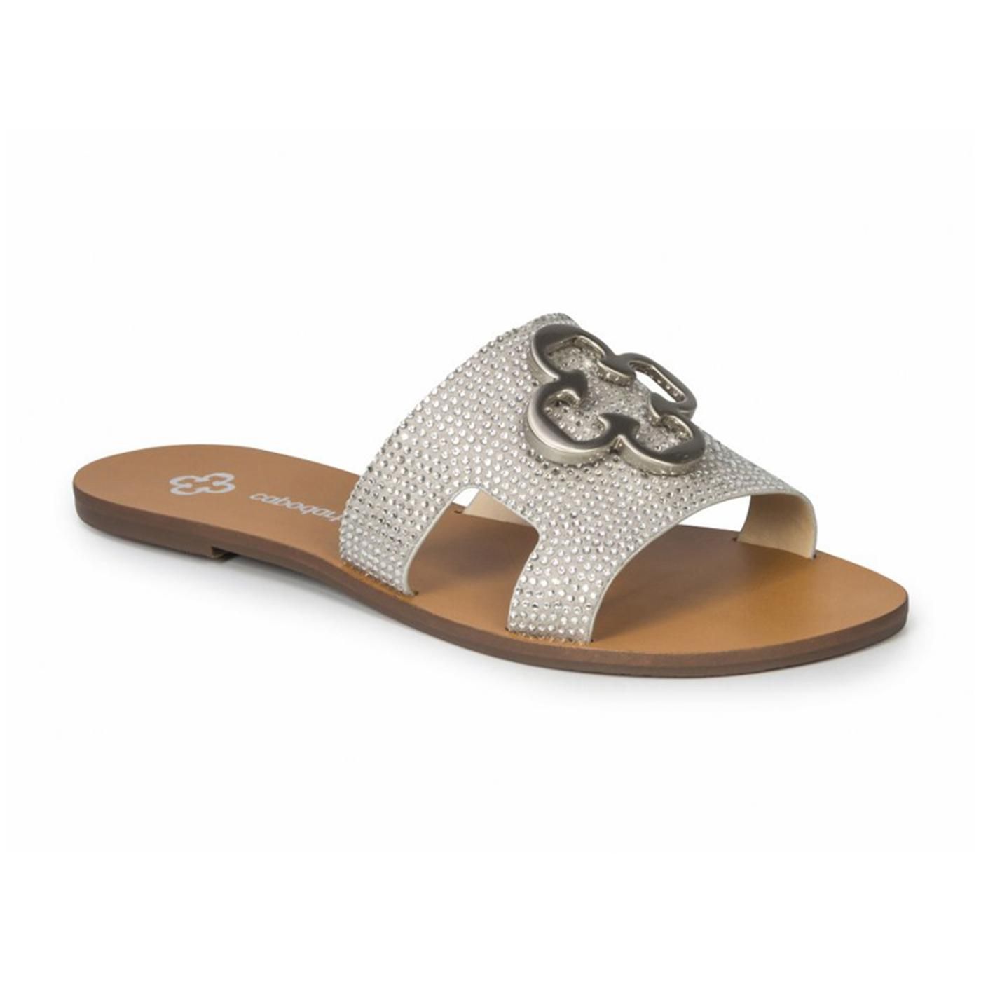 4016992-8 SANDALIA BAJA prata/cristal