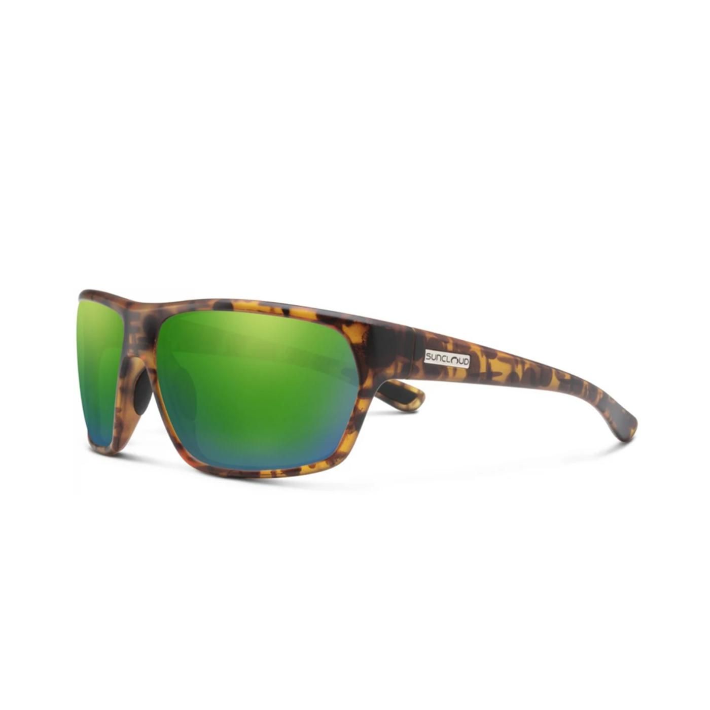 Quiver matte black + polarized gray green lens