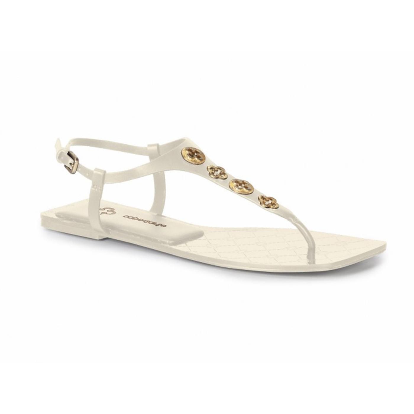 4016627 SANDALIA BAJA crema