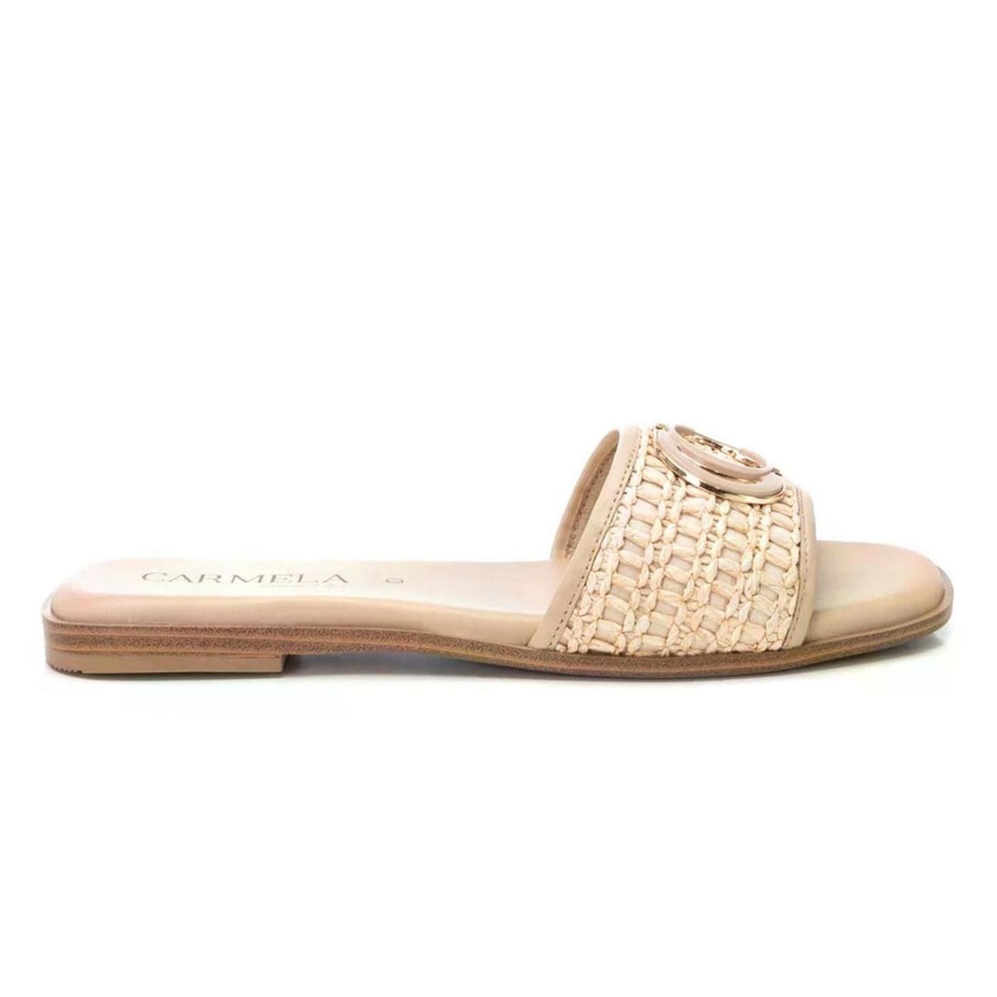 SANDALIA DE PIEL 162193 beige