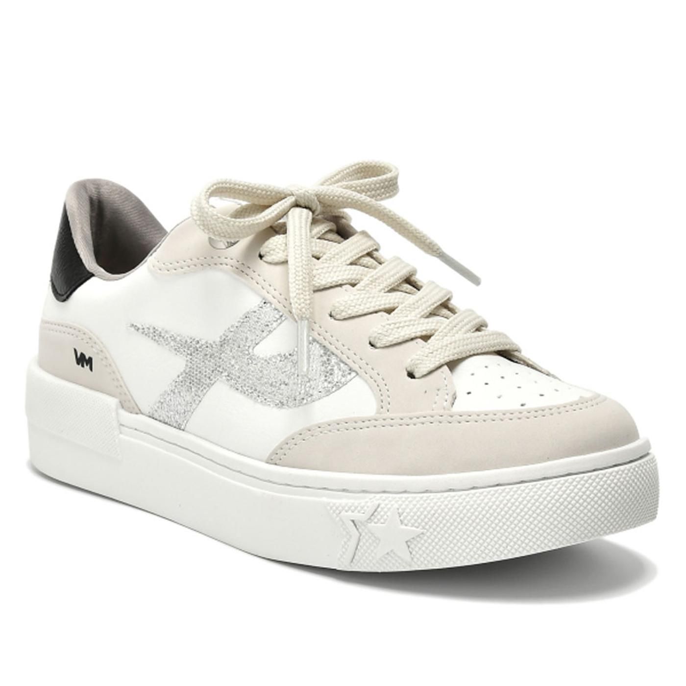 Zapatilla 122-006-02 gelo/milk/prata/preto