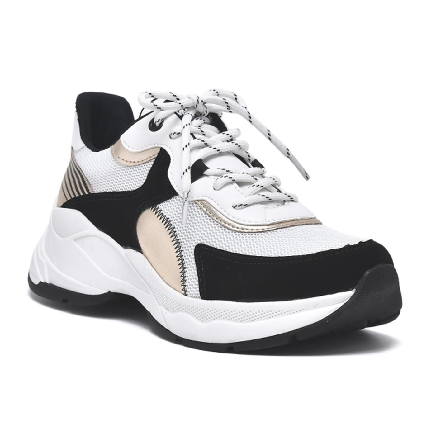 ZAPATILLA CASUAL  MEDIA 23-18905-01 white/gold