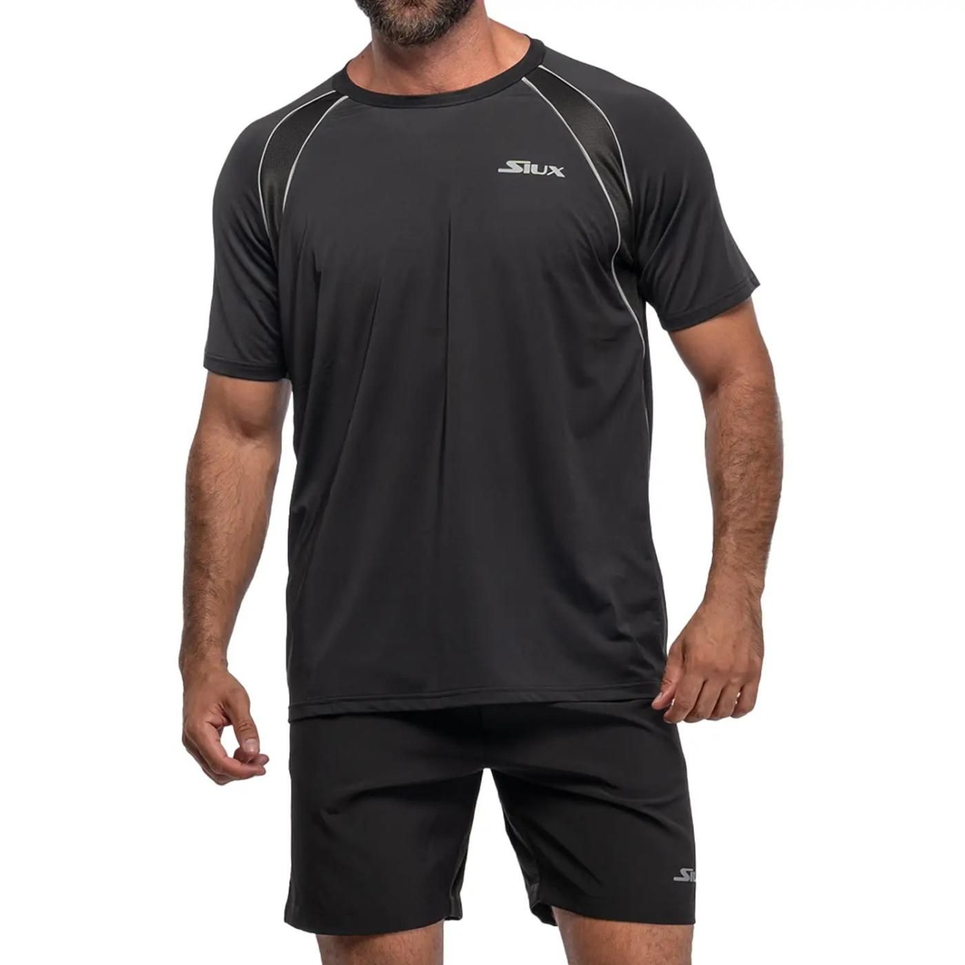 CAMISETA SIUX HOMBRE MATCH 24 NEGRA 