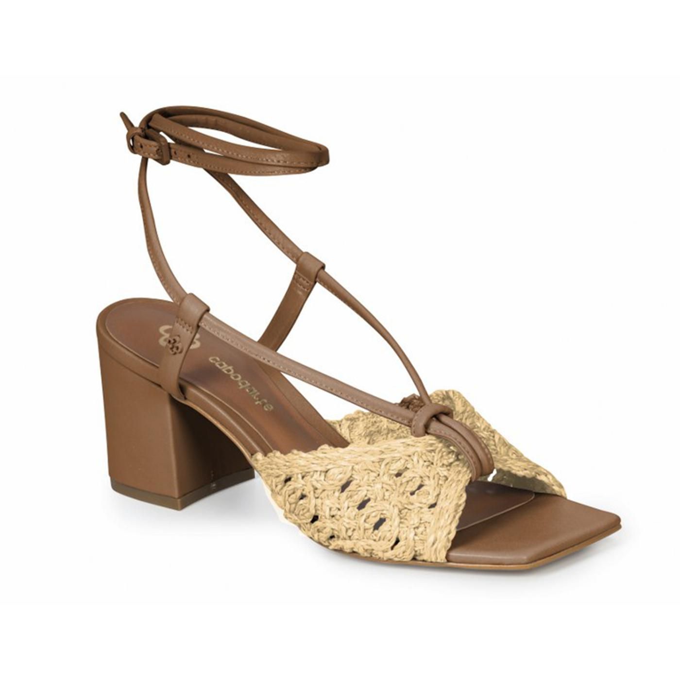 4017066-3 SANDALIA TACON natural/torrone