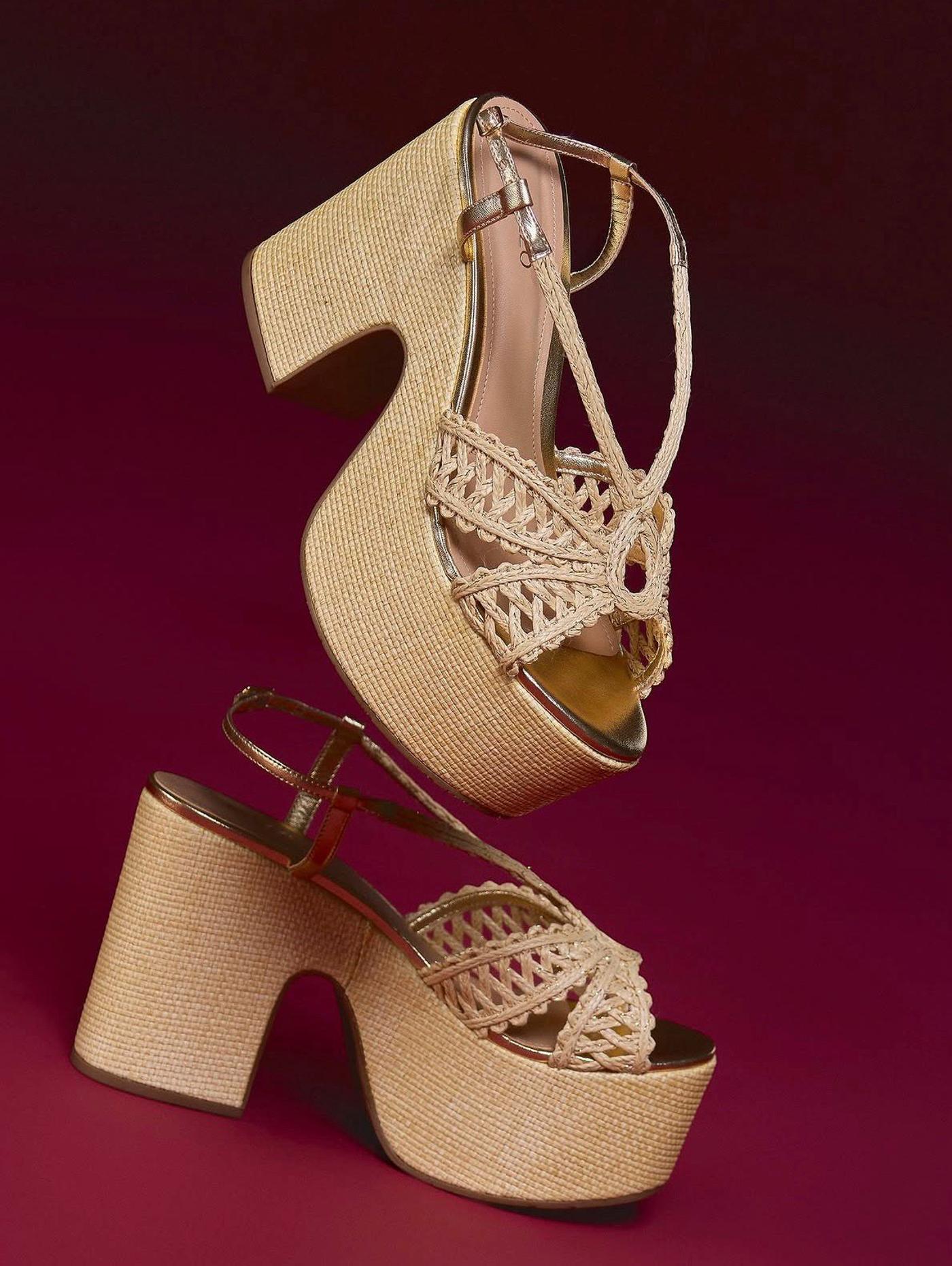 Sandalia x2sf0 - palha-luxor/ouro