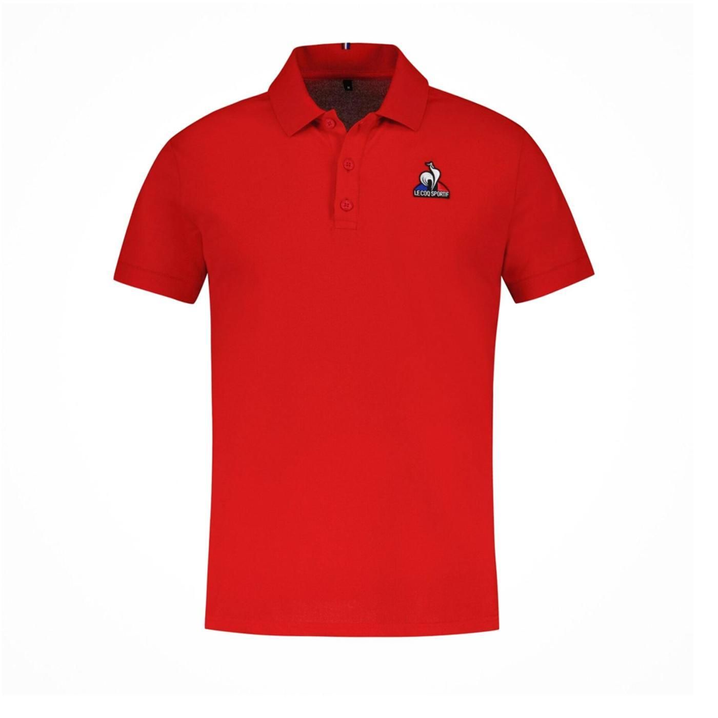 ESS Polo SS N°2 M rouge electro