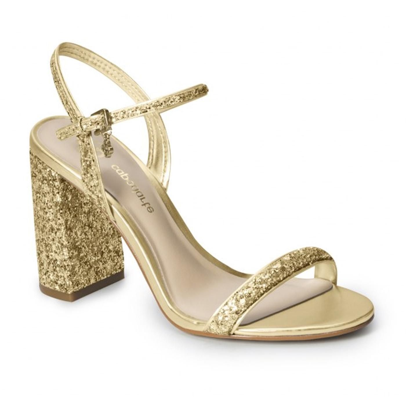 4017360-3  SANDALIA TACON ouro