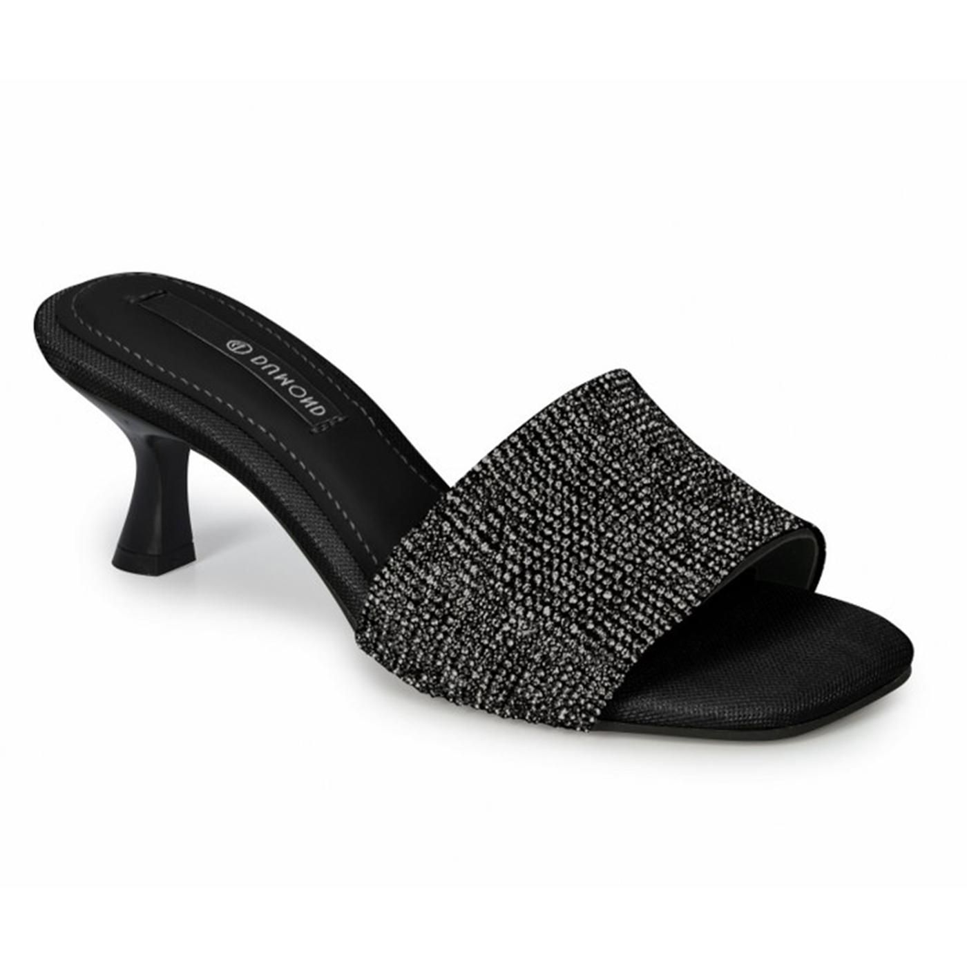 4118061-5 SANDALIA TACON black diamond/preto/preto