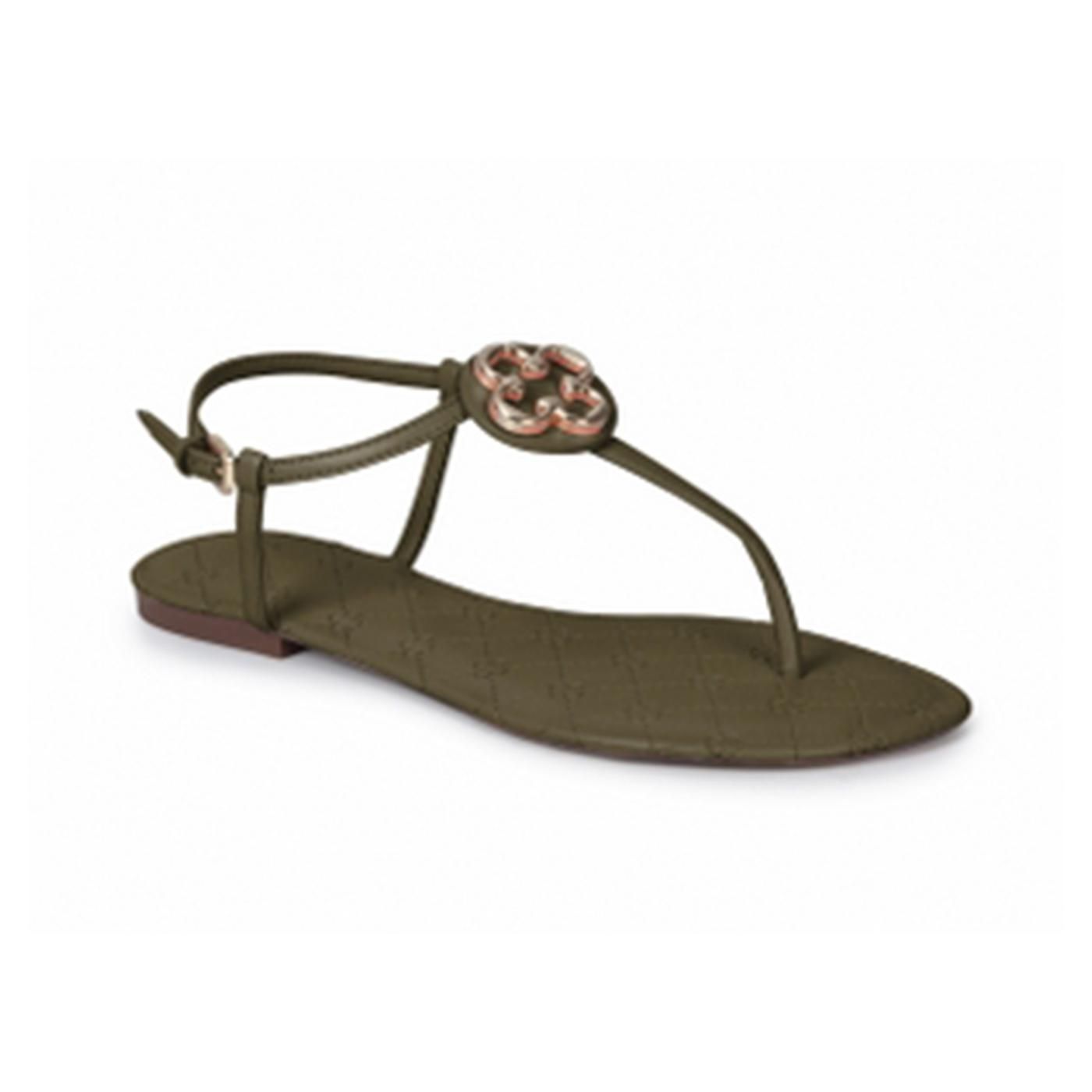 4015672 SANDALIA BAJA oliva dark