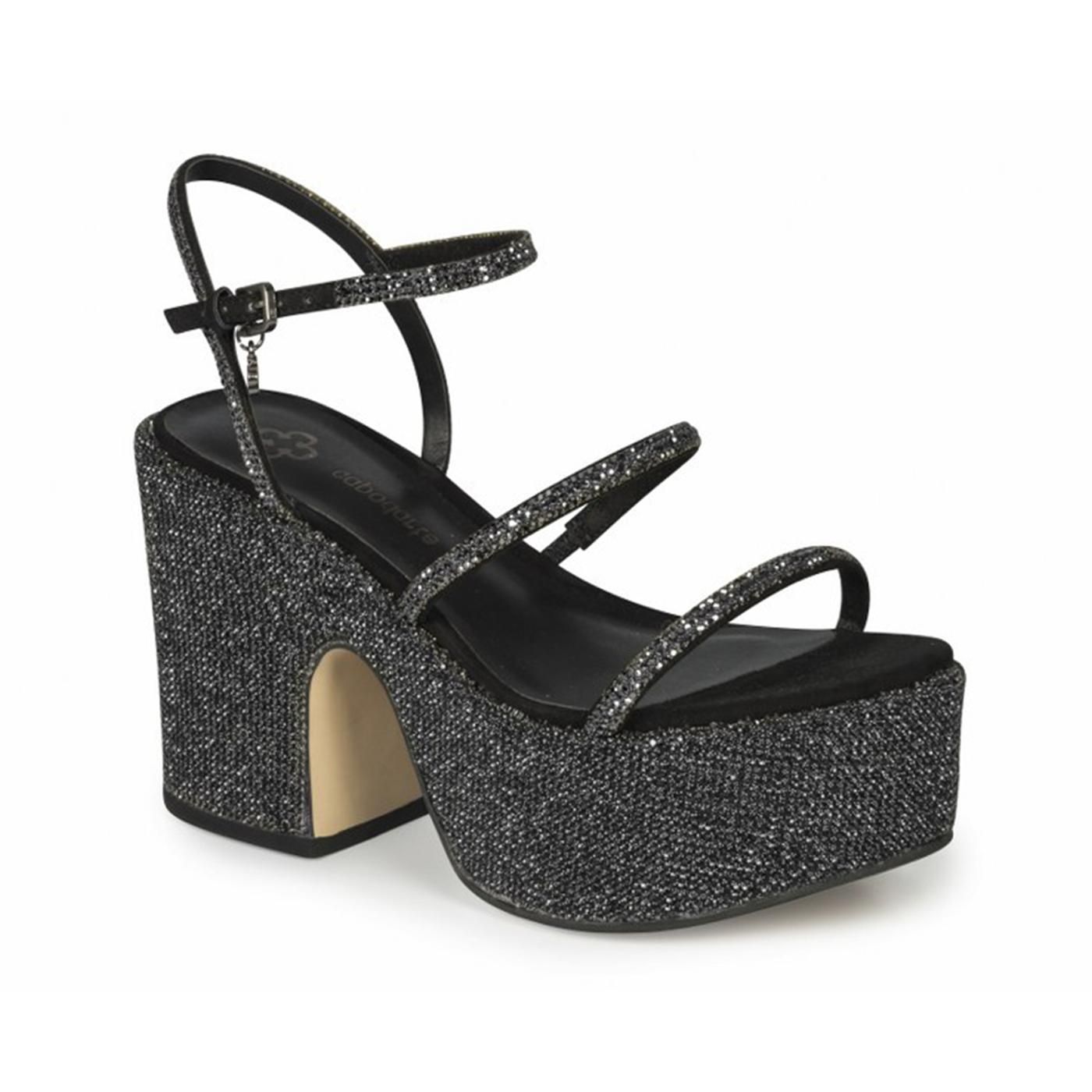 4017037-4 SANDALIA PLATAFORMA preto