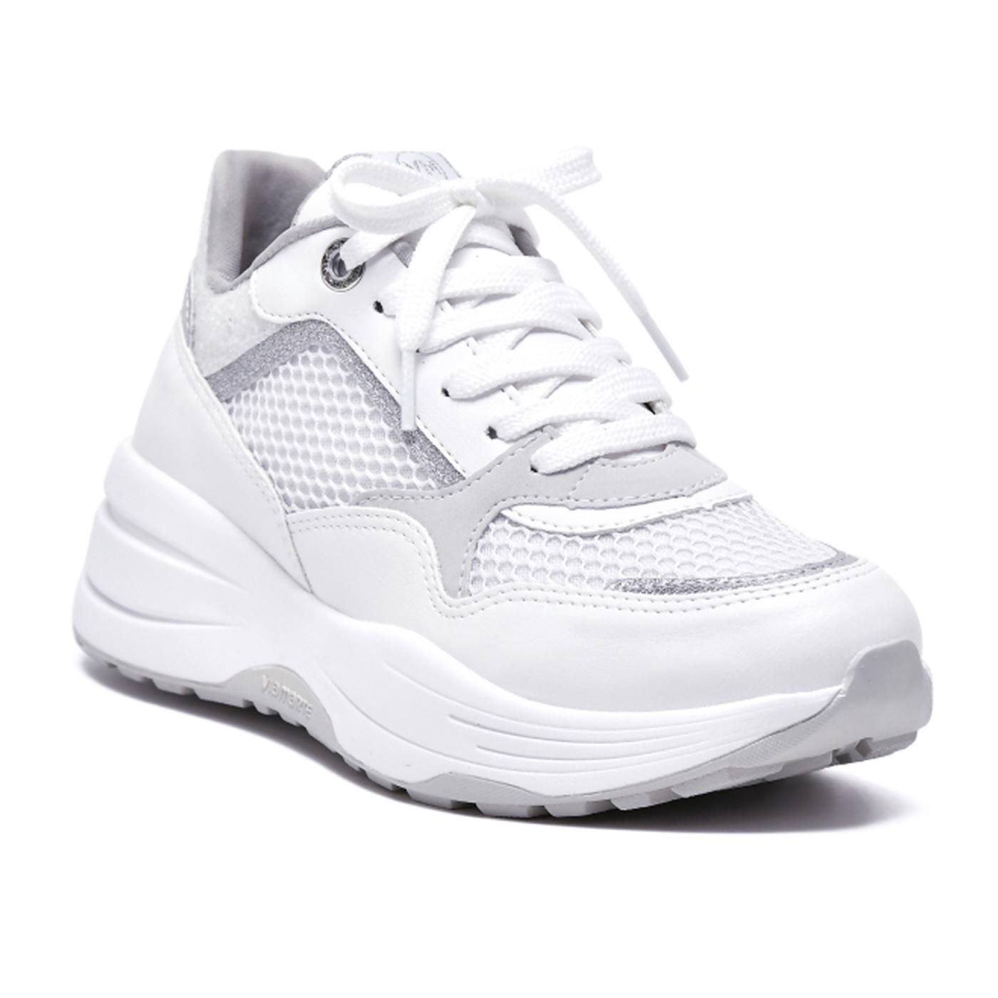 ZAPATILLA CASUAL  MEDIA 23-11401-02 white/silver