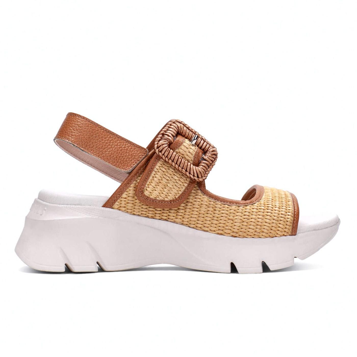 SANDALIA DAKAR latte/black