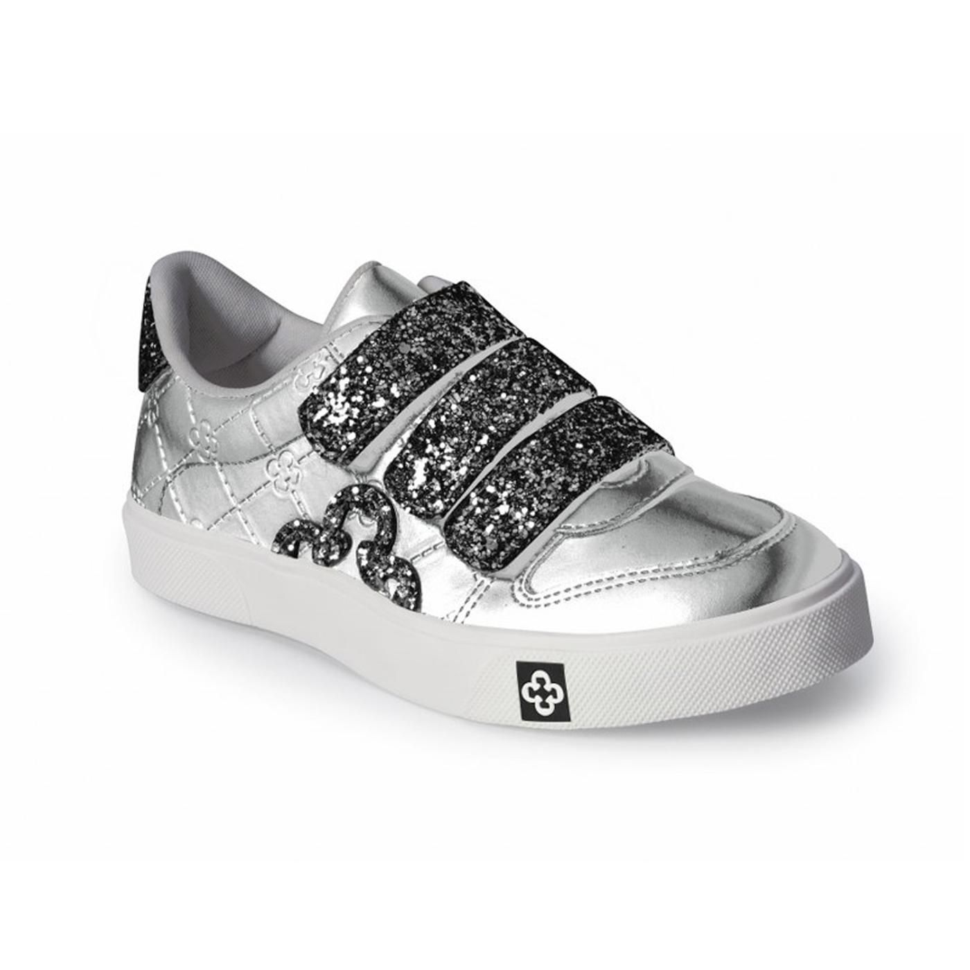 8000546-6 ZAPATILLA TENIS prata/preto/prata/preto