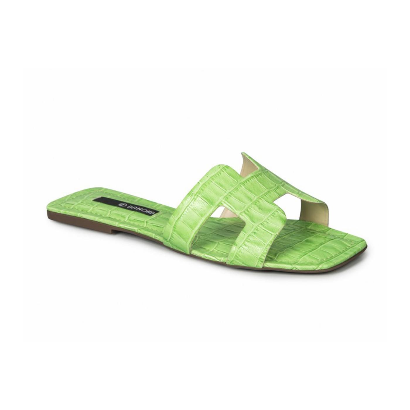 4117277-37 SANDALIA BAJA verde eletric