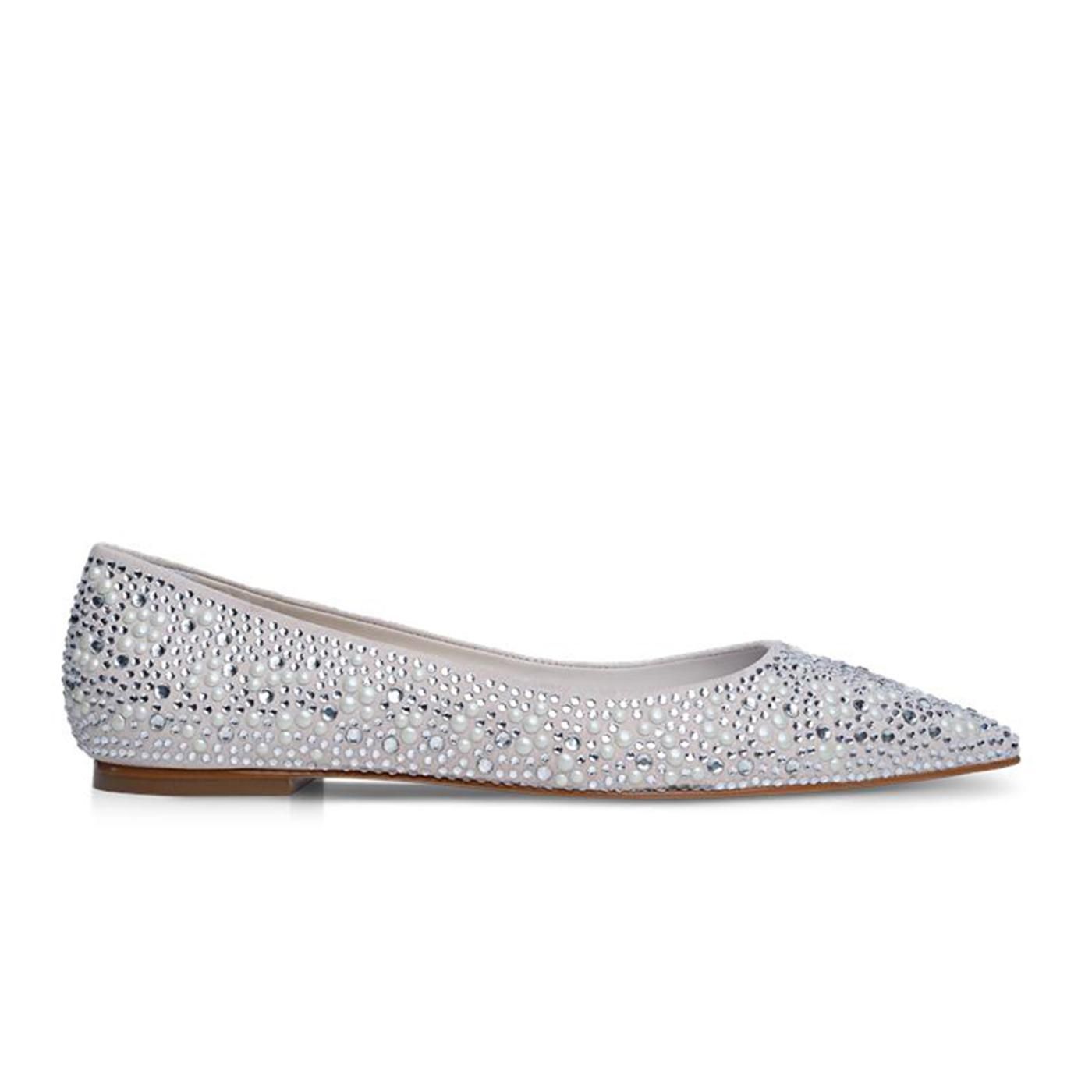 Sapatilha Crystal 686008 pig suede lait