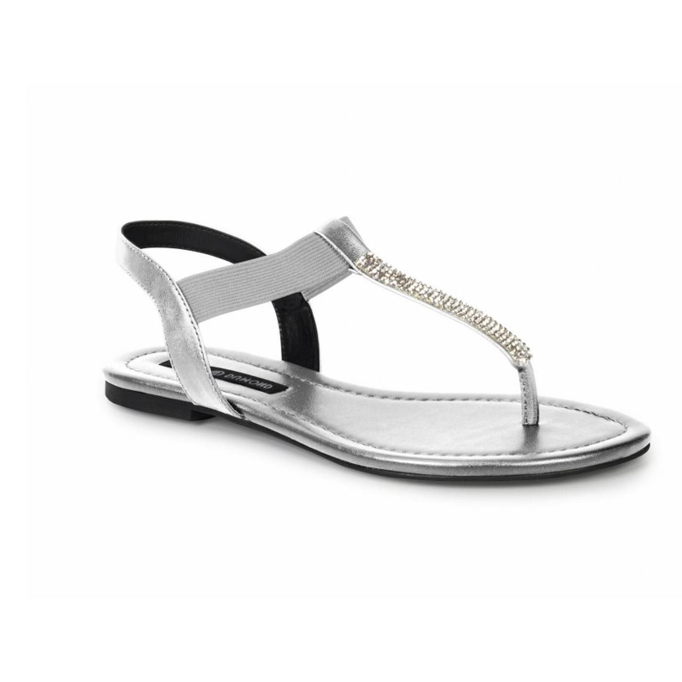 4117862 SANDALIA BAJA prata