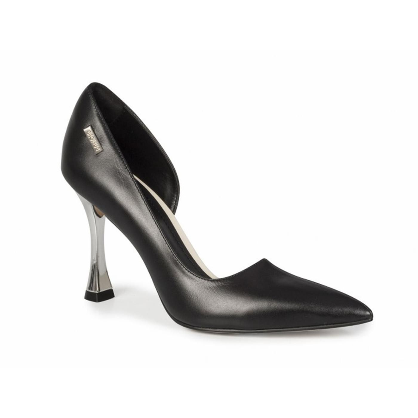 4117746 ZAPATO CERRADO TACON black/cristal