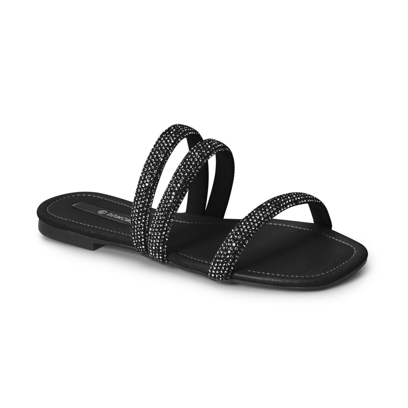 4118274-6 SANDALIA BAJA preto