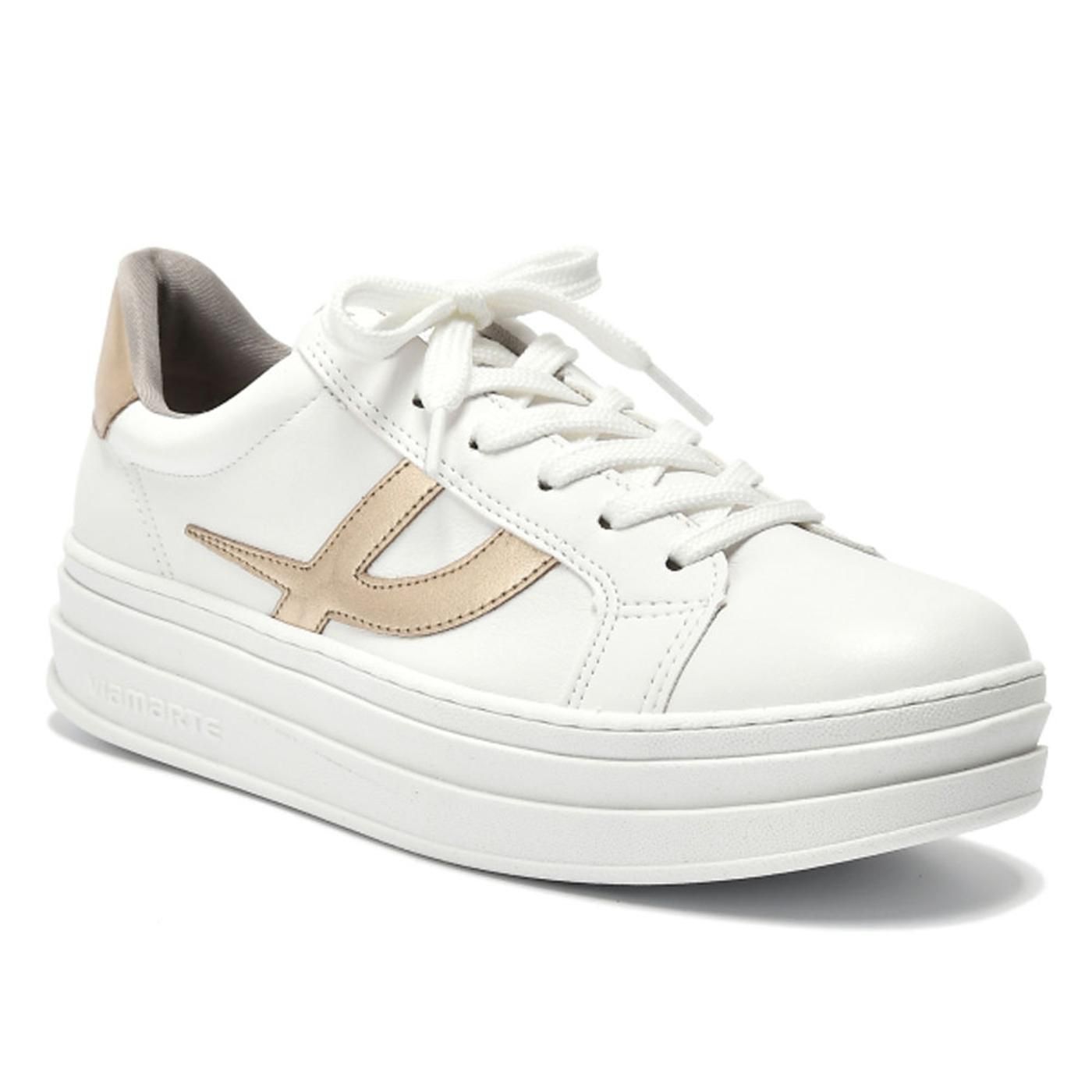 Zapatilla 156-002-01 branco/gold/gold