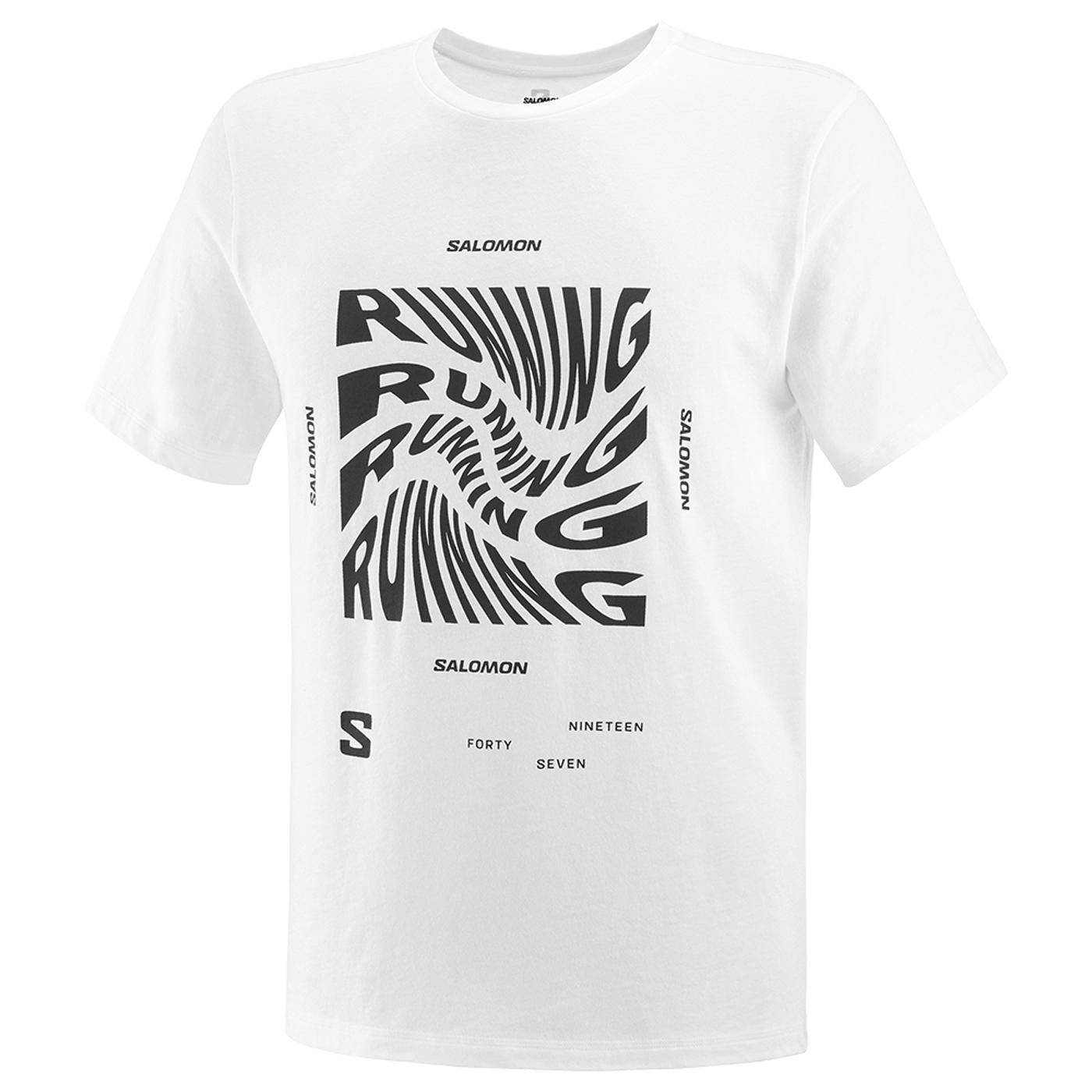 RUNNING GRAPHIC SS TEE white