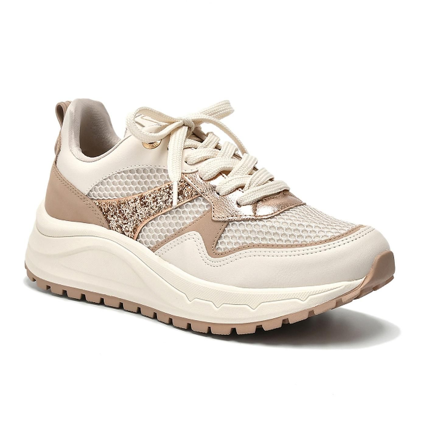 Zapatilla 136-006-08 marfim i23/creme/bege/rouge/rouge