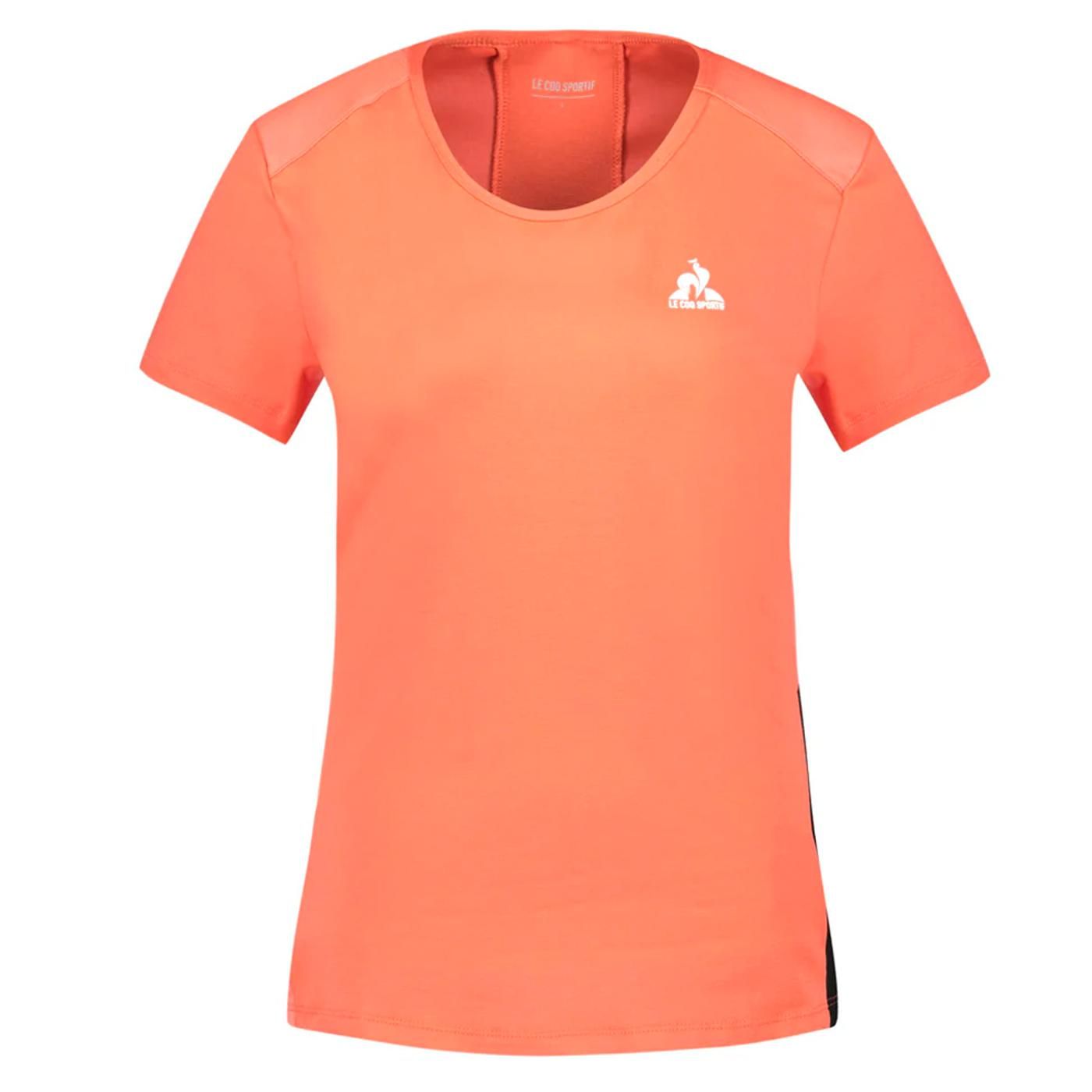 TRAINING Tee SS N°1 W orange perf/black