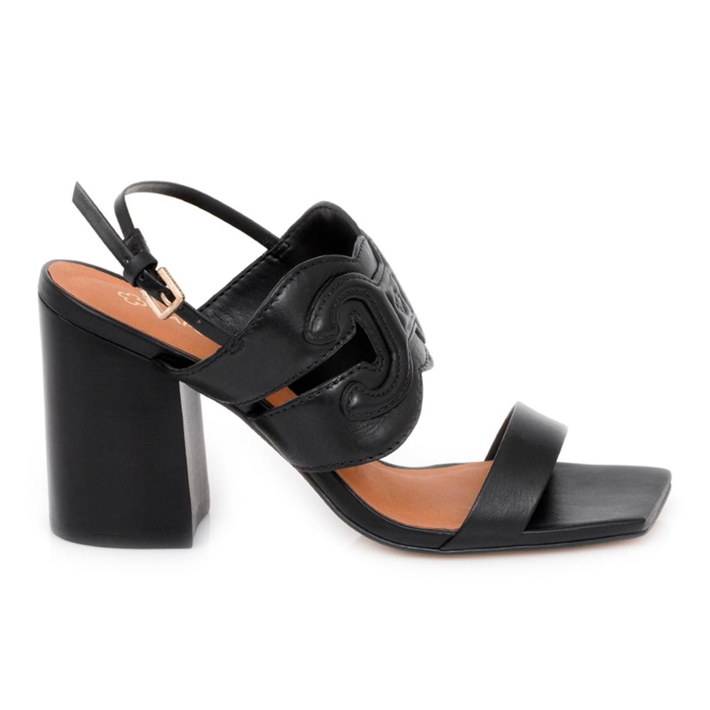 SANDALIA 4018948 mestiço satinato preto