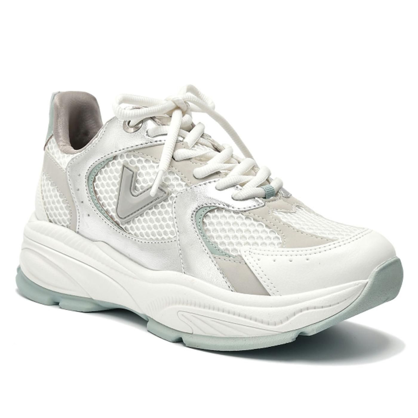 Zapatilla 135-004-08 milk/neve/branco/prata/eucalipto