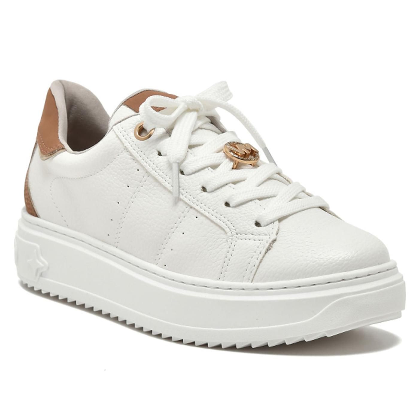 ZAPATILLA 055-001-01 branco/macchiato/dourado