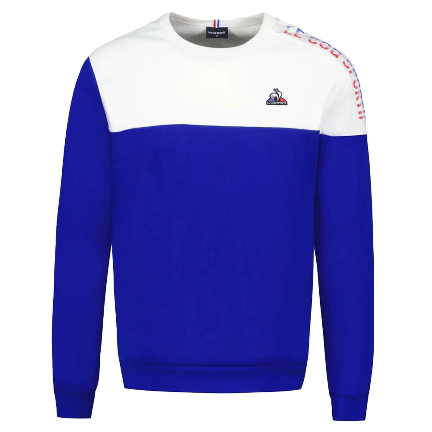 TRI Crew Sweat N°1 M new optical white/bleu electro