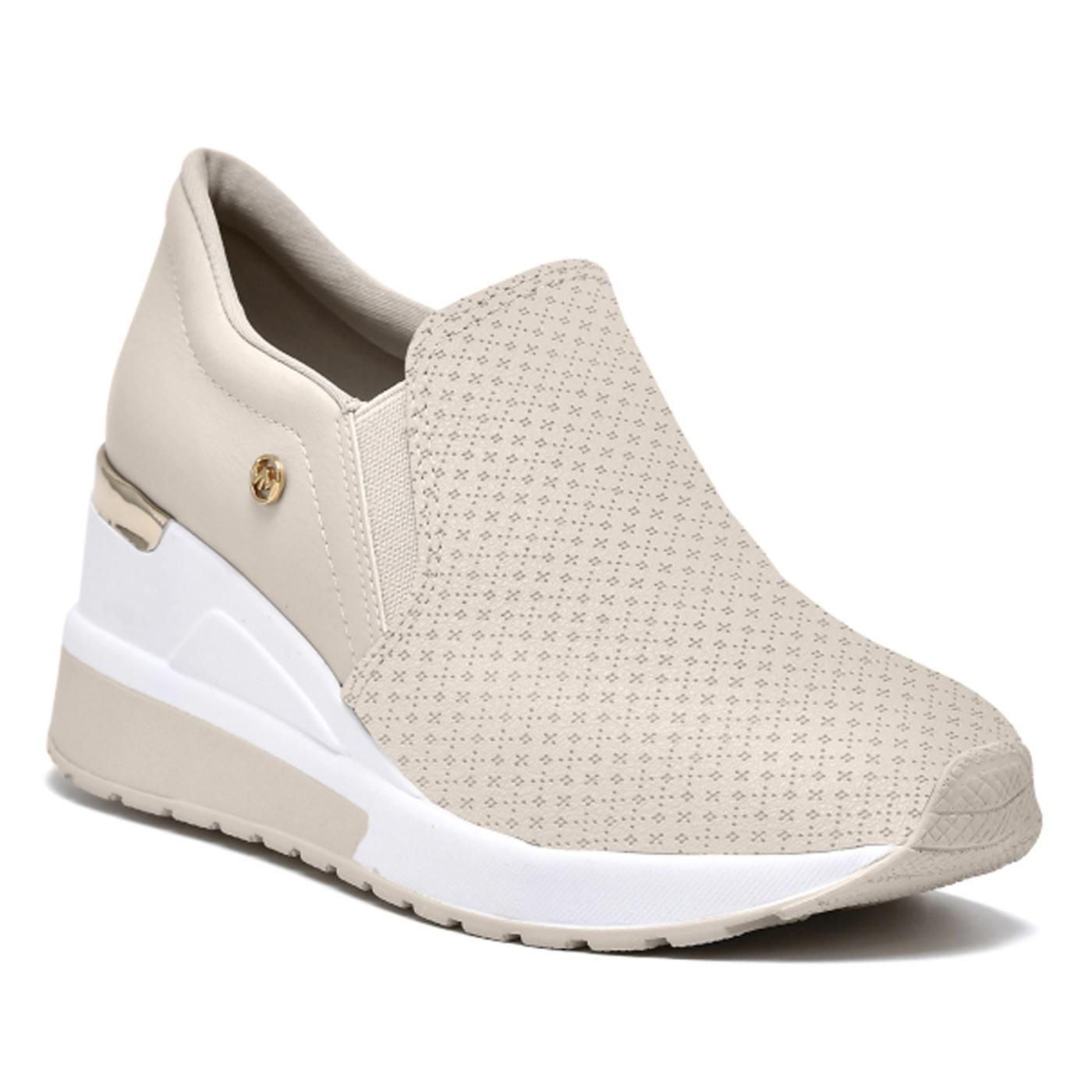 ZAPATILLA 046-002-08 bege /bege /dourado