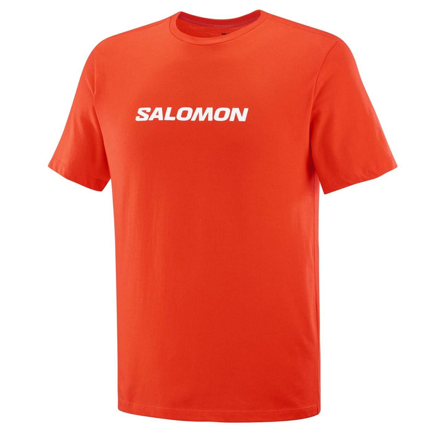 SAL LOGO PERF SS TEE tomate cherry