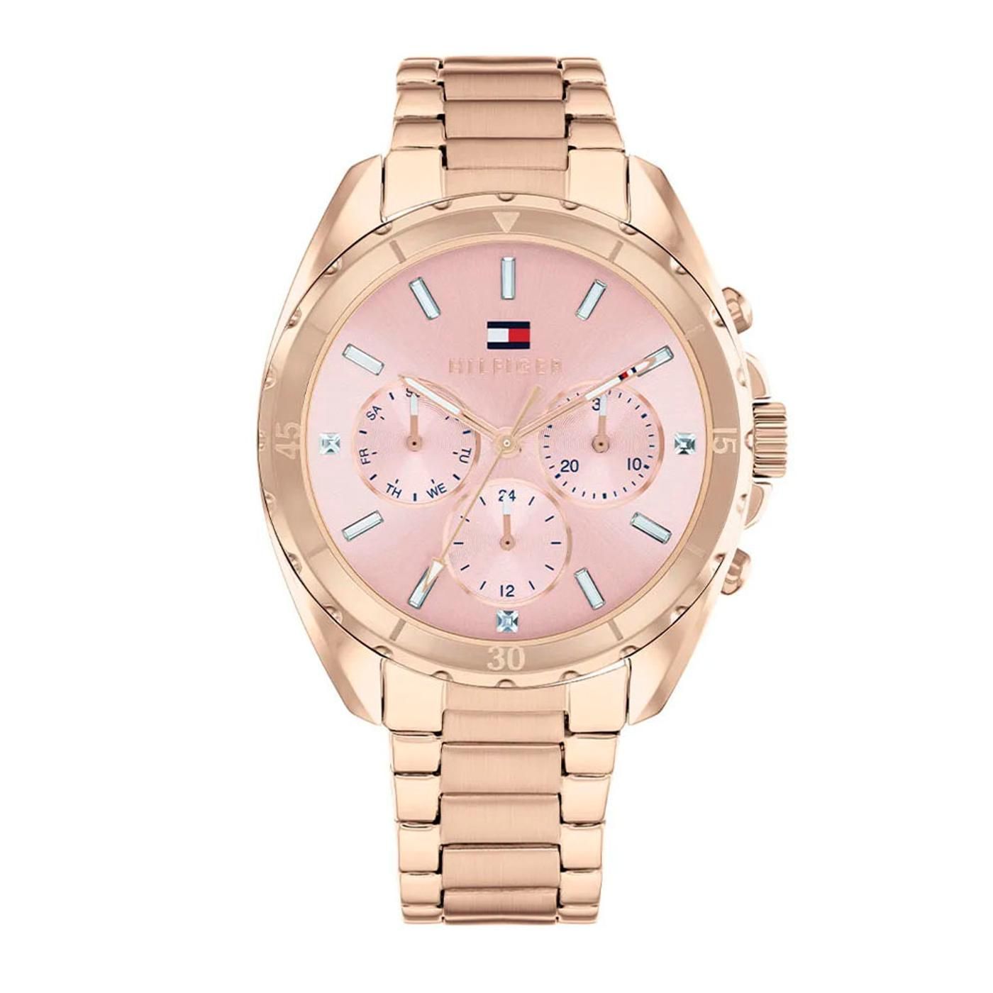 RELOJ TOMMY rose gold
