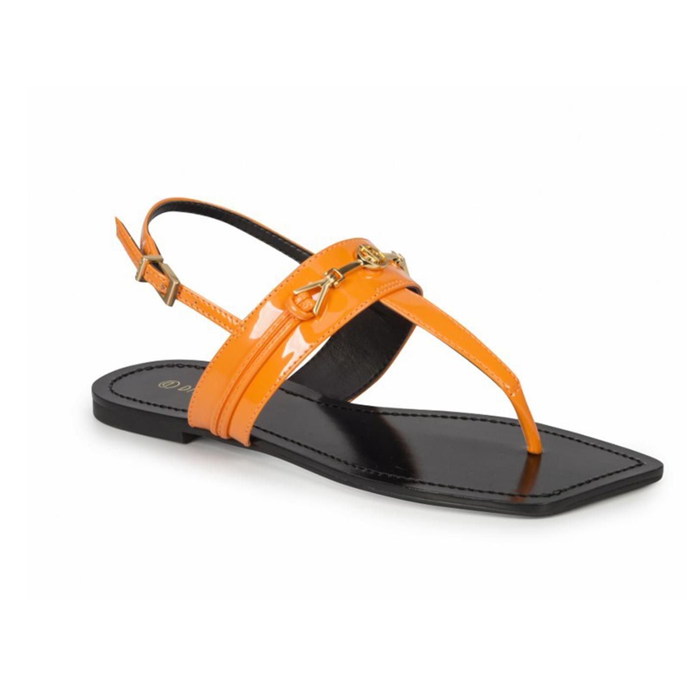 4117874 SANDALIA BAJA laranja
