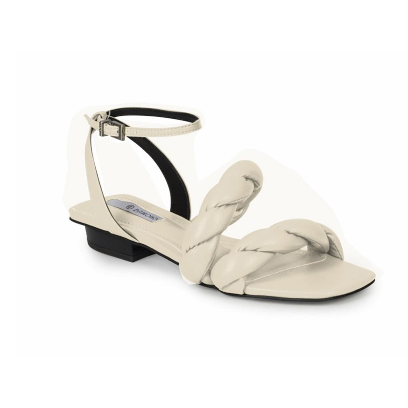 4117858 SANDALIA BAJA marfim