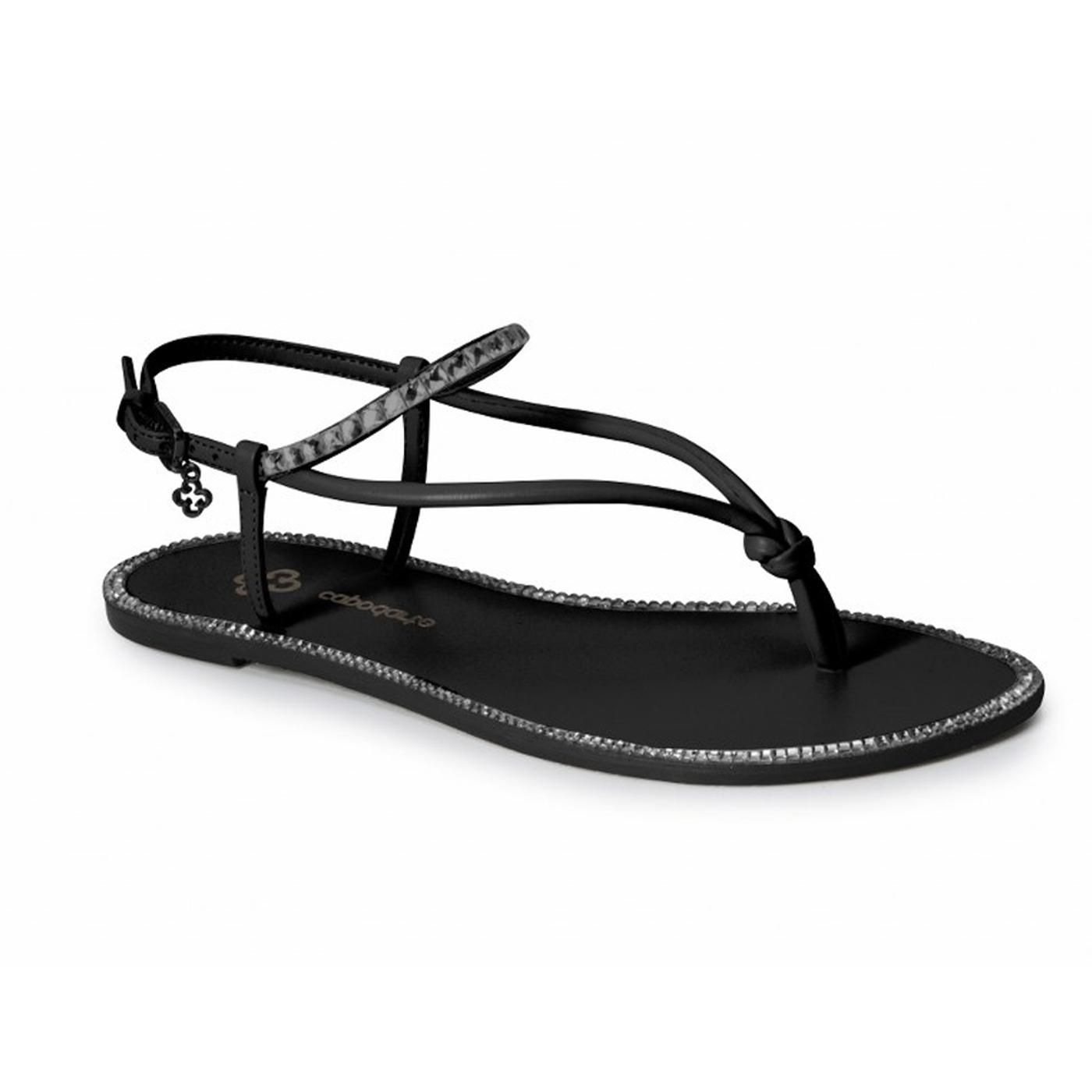 4017319-4 SANDALIA BAJA preto