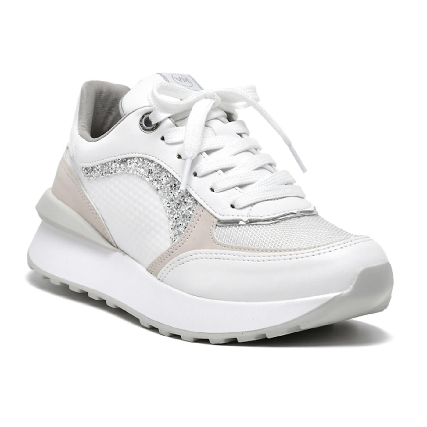 ZAPATILLA CASUAL  MEDIA 23-12204-02 white/beige