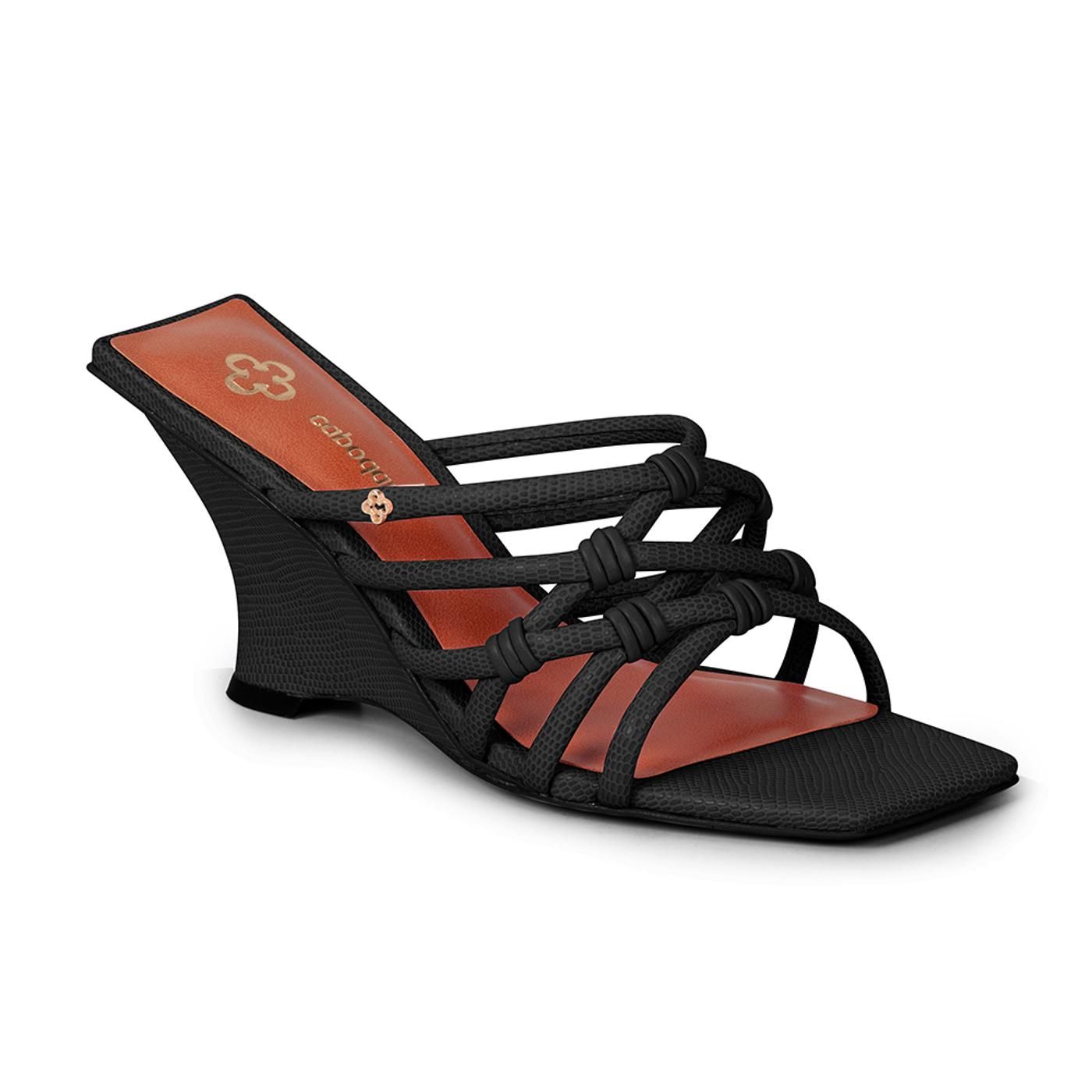 4016351 SANDALIA TACON preto