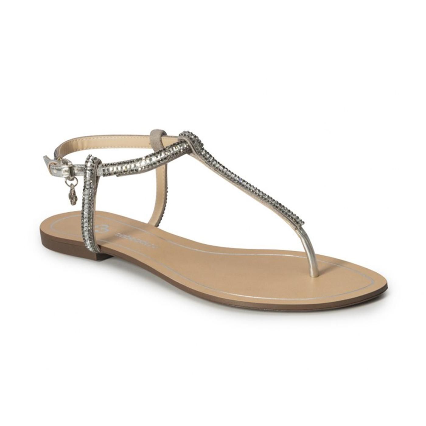 4017257-3 SANDALIA BAJA prata