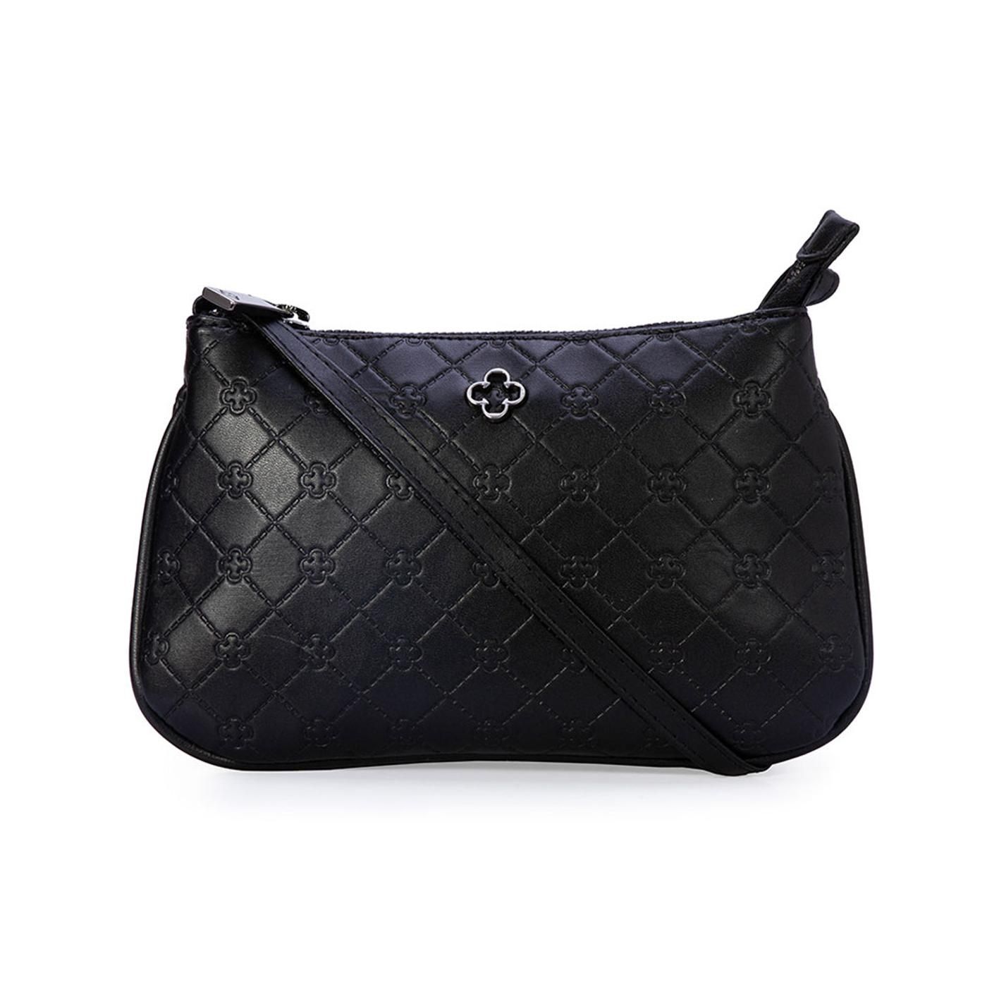 BOLSO 4603850 caimi preto /banho grafite escovado