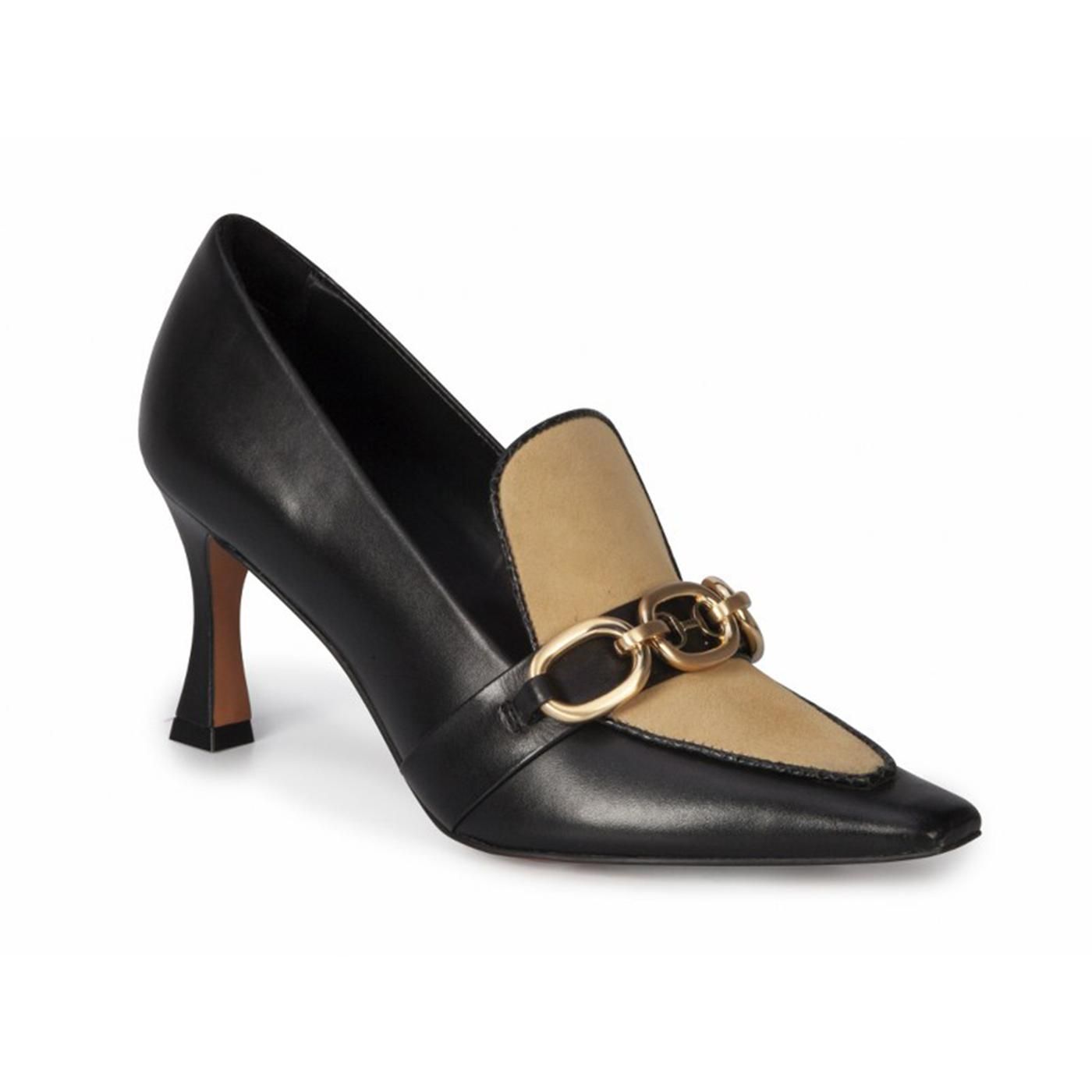4016616 ZAPATO CERRADO TACON black/pecan/black